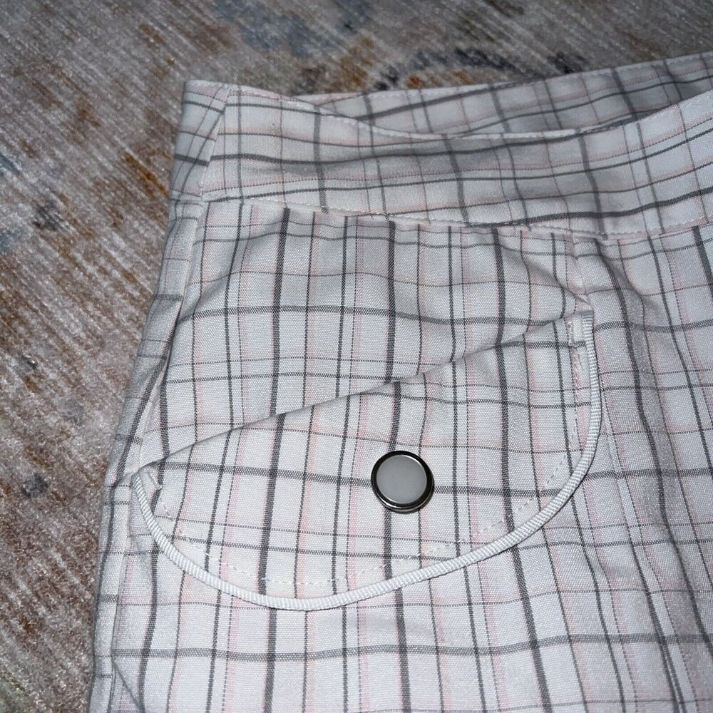 IZOD Skort Women Sz‎ 4 Golfcore Tennis Pickelball Athleisure Performance Plaid - Picture 5 of 10